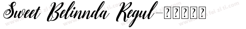 Sweet Belinnda Regul字体转换
